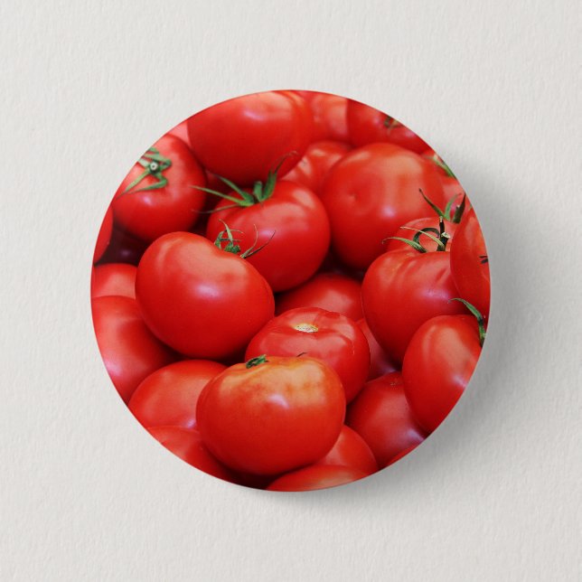 Tomatoes 6 Cm Round Badge (Front)
