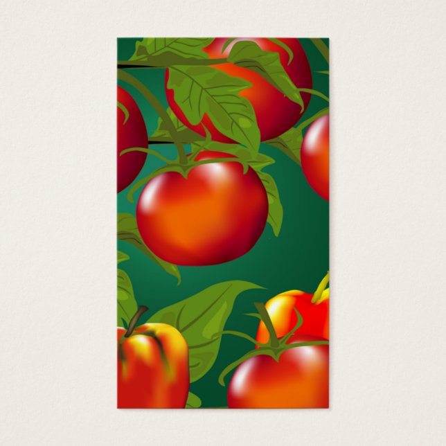 Tomatoes and Bell Peppers Gift Tag (Front)