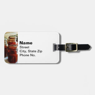 Tomatoes and String Beans in Canning Jars Luggage Tag