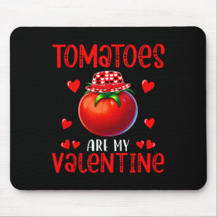 Tomatoes Are My Valentine Costume Vegan Cute Heart Mouse Mat