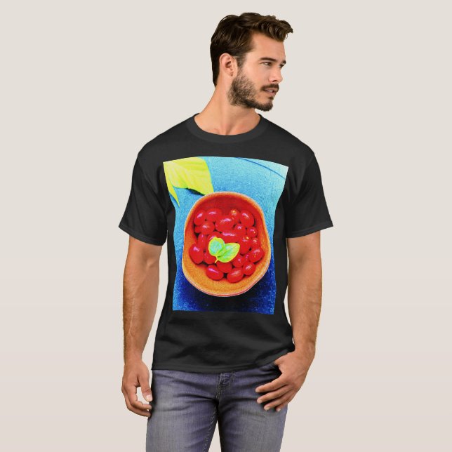 "Tomatoes Ball" Cute Photo. Buy Now T-Shirt (Front Full)