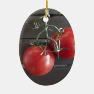Tomatoes Ceramic Tree Decoration