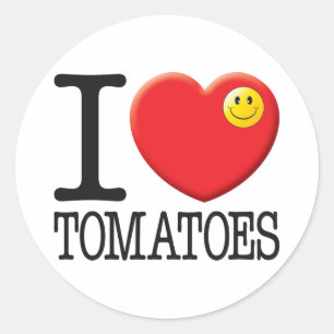 Tomatoes Classic Round Sticker