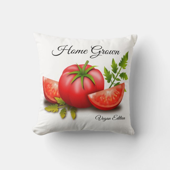 Tomatoes Design  Throw Pillow (Front)