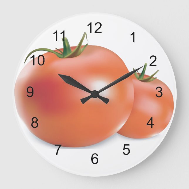 Tomatoes Design Wall Clock (Front)