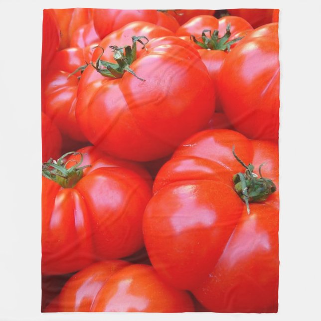 Tomatoes Fleece Blanket (Front)