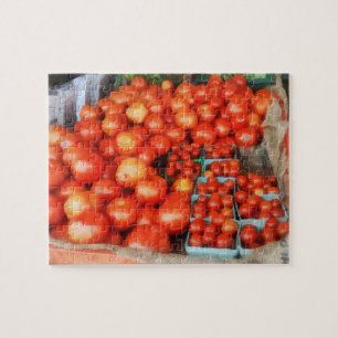 Tomatoes For Sale Jigsaw Puzzle