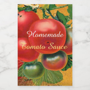 TOMATOES KITCHEN PRESERVES ,CANNINGS ,TOMATO SAUCE FOOD LABEL