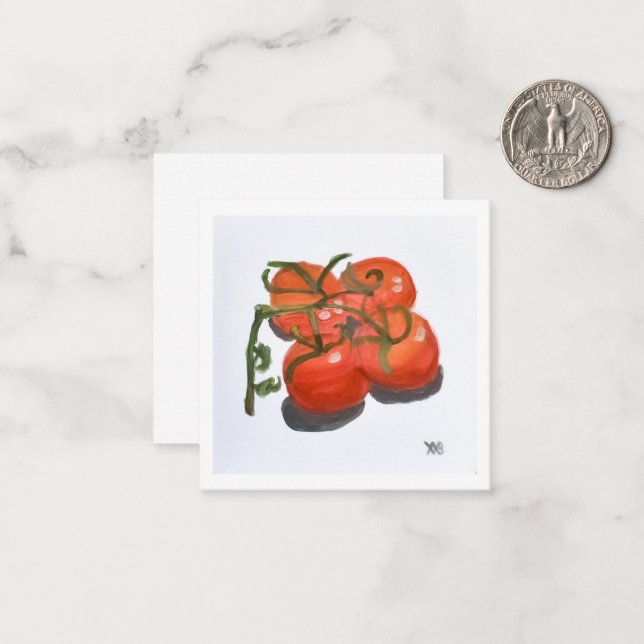 Tomatoes on the Vine Card (Front/Back In Situ)