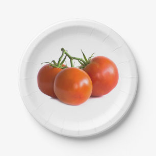 Tomatoes Paper Plate