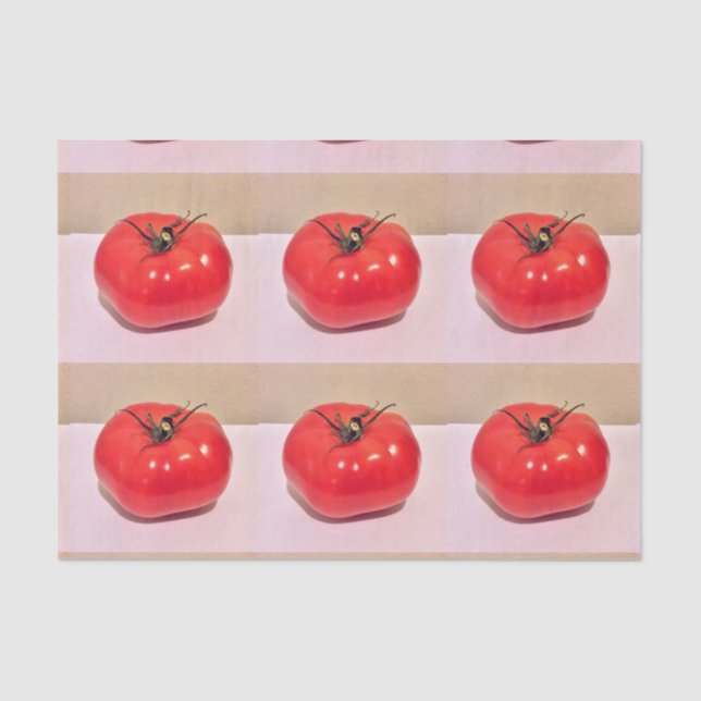 Tomatoes Ruby Red Pink 4Yuko Tissue Paper (Front)