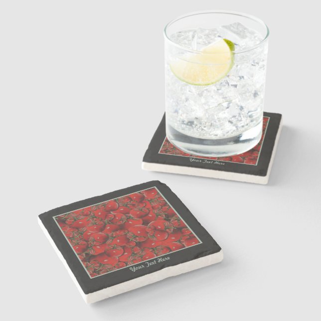 Tomatoes Stone Coaster (Side)