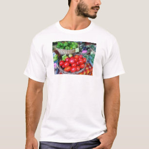 Tomatoes, String Beans and Peppers at Farmer's Mar T-Shirt