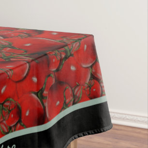 Tomatoes Tablecloth - Optional Personalisation