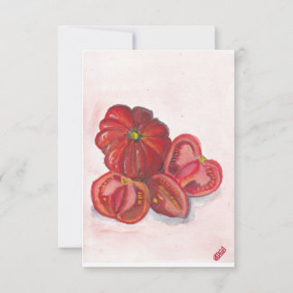 Tomatoes Thank You Card