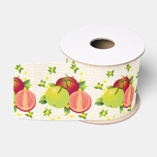 Tomatoes Vegetable Fruit Garden Grosgrain Ribbon