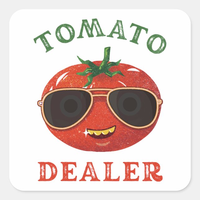 Tomatogate Tomato Dealer Square Sticker (Front)