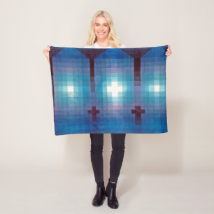 Tomb in Three, Klee Fleece Blanket