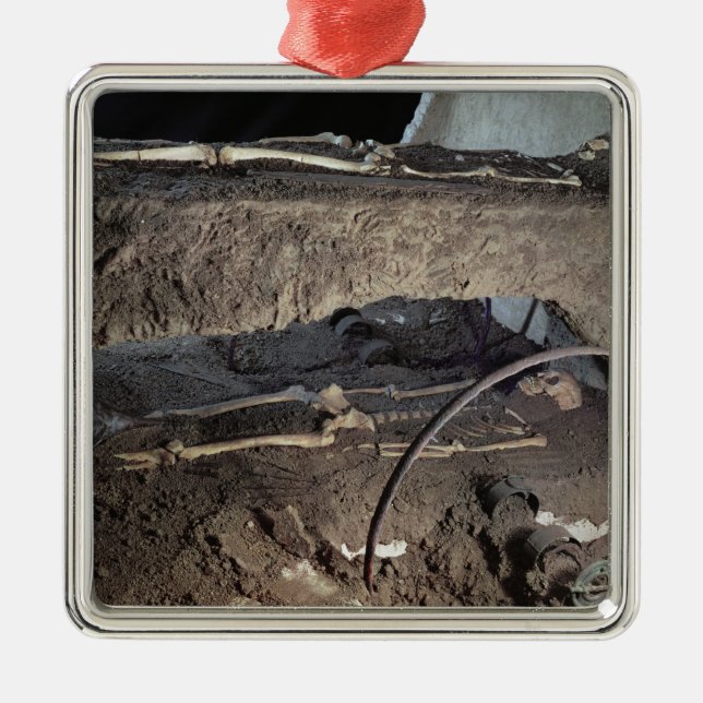 Tomb of a Gaulish chief Metal Tree Decoration (Front)