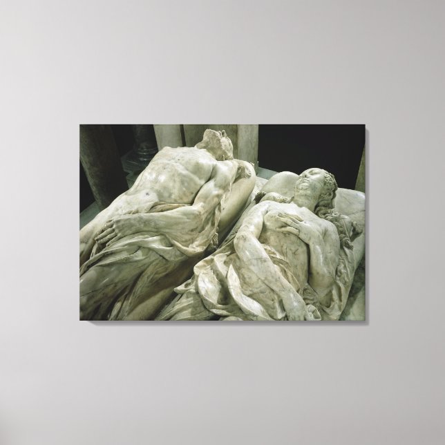 Tomb of Catherine de Medici  and Henri II Canvas Print (Front)
