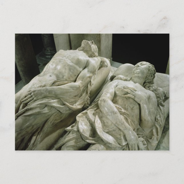 Tomb of Catherine de Medici  and Henri II Postcard (Front)