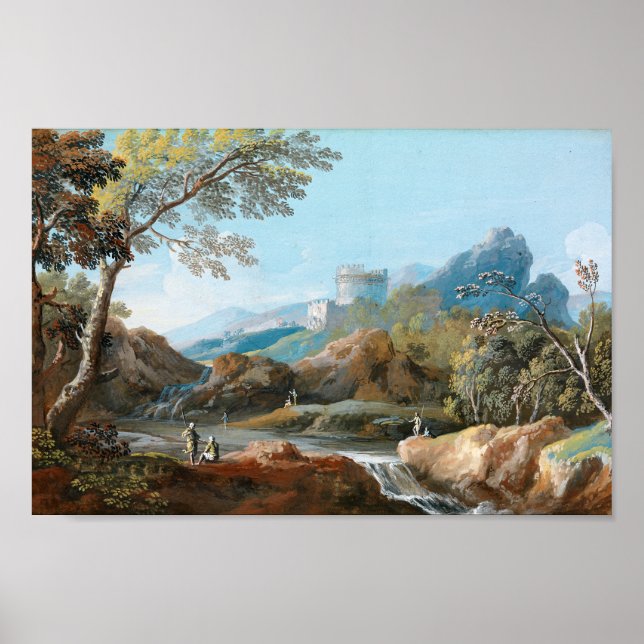 Tomb of Cecilia Metella | Giovanni Battista Busiri Poster (Front)