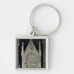 Tomb of Dagobert I King of the Franks Key Ring