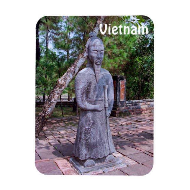 Tomb of Emperor Khai Dinh - Hue, Vietnam Magnet (Vertical)