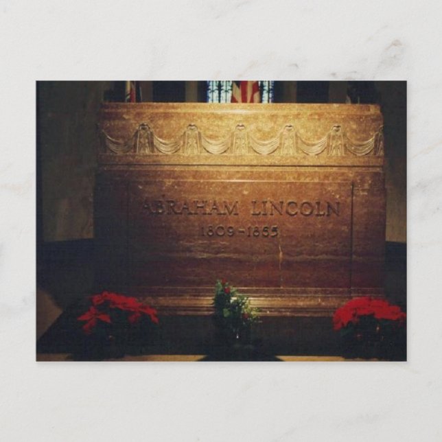 Tomb of Famous Civil War President. Postcard (Front)