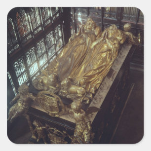 Tomb of Henry VII and his Wife Square Sticker