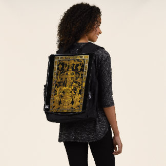Tomb of Pakal - Gold Palenque Astronaut Backpack