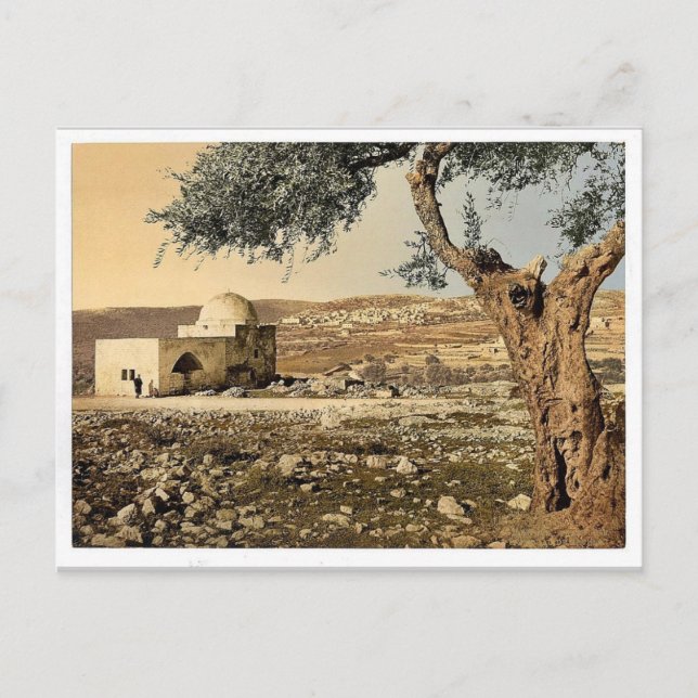 Tomb of Rachel, Jerusalem, Holy Land rare Photochr Postcard (Front)