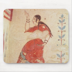 Tomb of the acrobats, detail of a dancer mouse mat