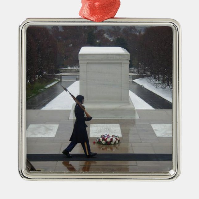 Tomb of the unknown soldier metal tree decoration (Front)