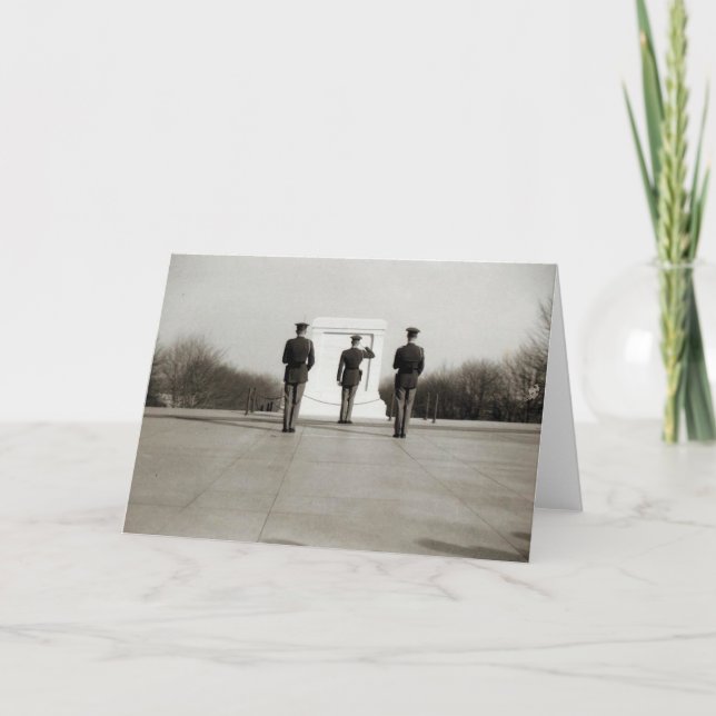 Tomb of the Unknown Solider in 1954 Card (Front)