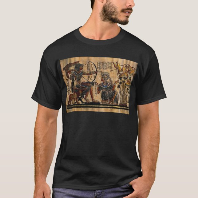 Tomb Painting on Papyrus T-Shirt (Front)