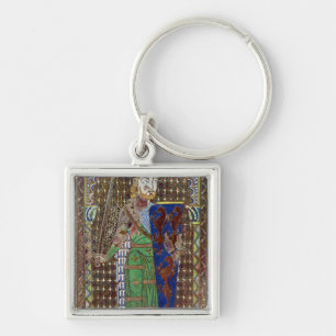 Tomb plaque of Geoffrey Plantagenet Key Ring