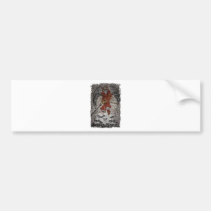 Tomb Stone Scary King Bumper Sticker