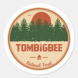 Tombigbee National Forest Classic Round Sticker