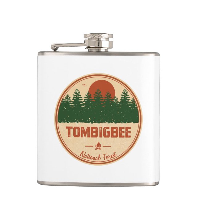Tombigbee National Forest Hip Flask (Front)