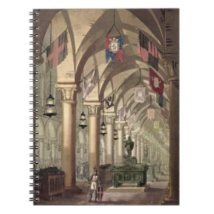 Tombs of the Knights Templar, c.1820-39 (aquatint) Notebook