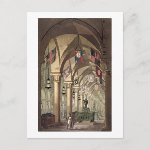 Tombs of the Knights Templar, c.1820-39 (aquatint) Postcard