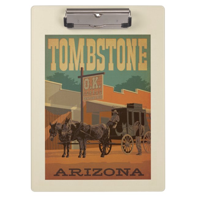 Tombstone, Arizona Clipboard (Front)