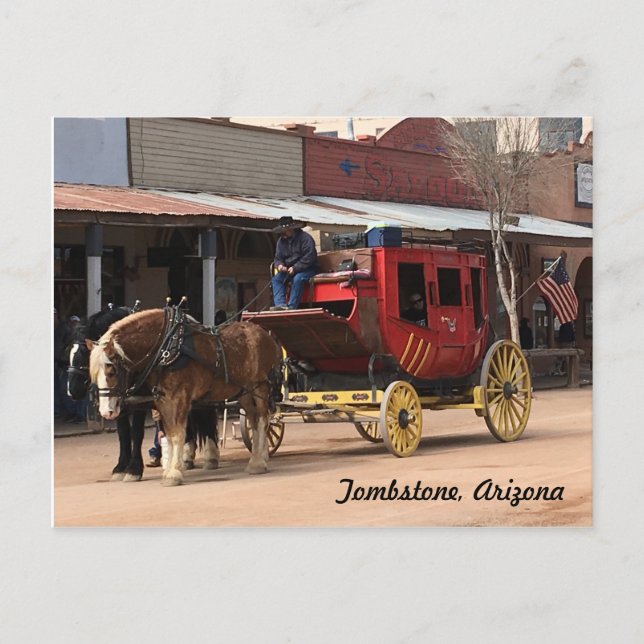 Tombstone, Arizona Postcard (Front)