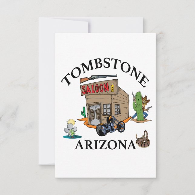 Tombstone, Arizona Thank You Card (Front)