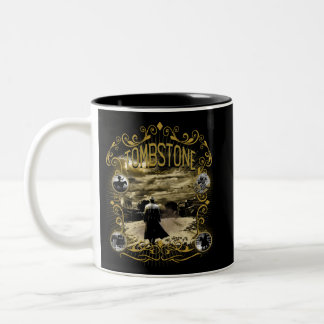 Tombstone Arizona Town Two-Tone Coffee Mug