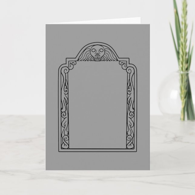 Tombstone Card (Front)