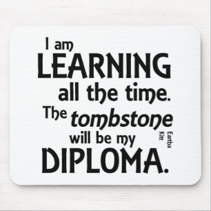 Tombstone Diploma Mouse Mat
