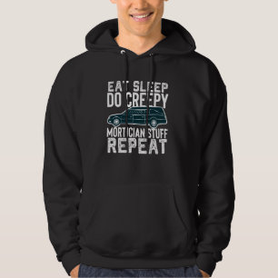 Tombstone Grave Funny Cemetery Funeral Director Mo Hoodie
