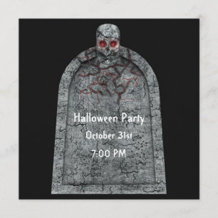 Tombstone - Halloween Party Invitation